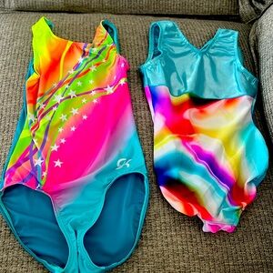 Set of two medium/child medium leotards.